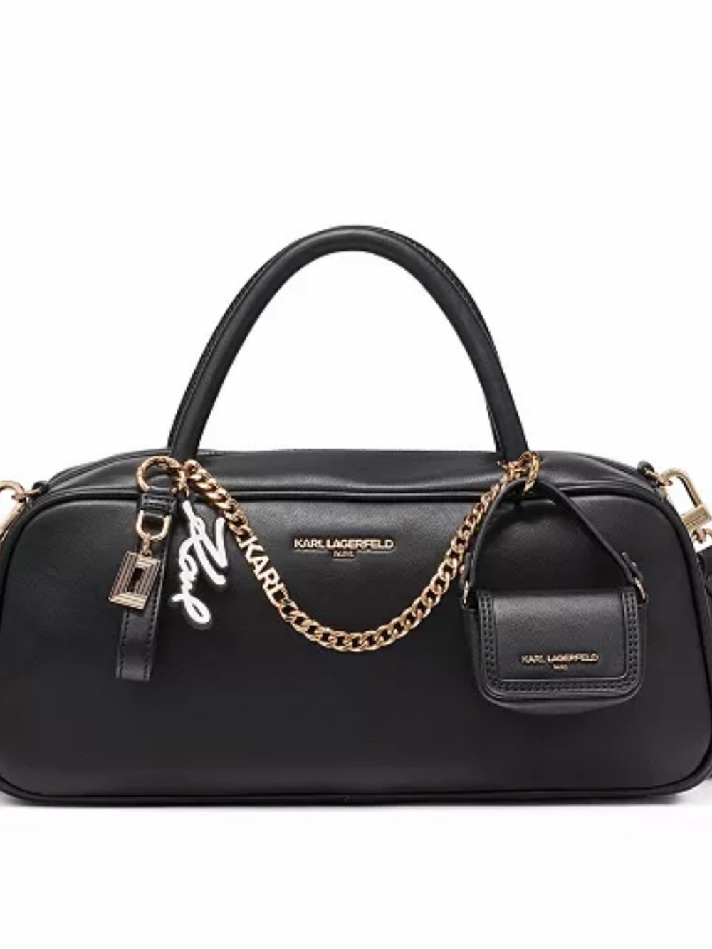 Karl Lagerfeld Paris Zaylia Small Satchel Handbag NWT